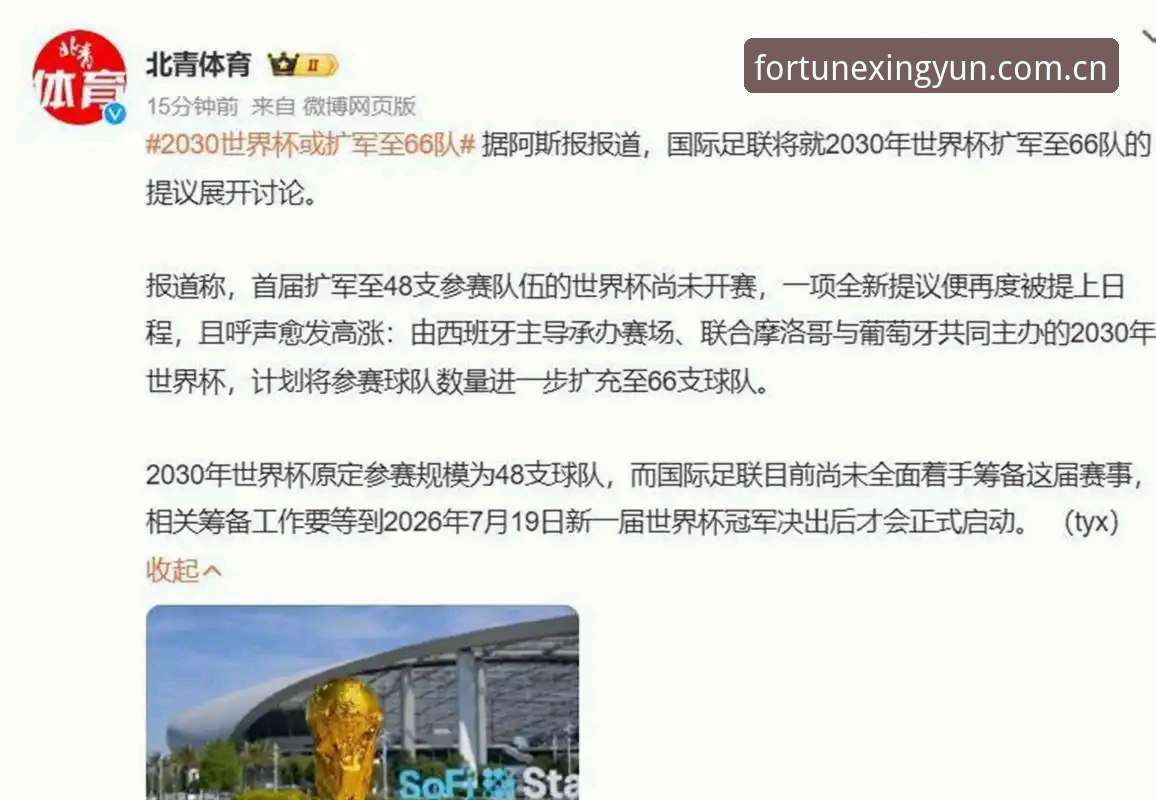 杏运娱乐APP使用指南 2030世界杯扩军至66队深度解析:中国男足的机遇与挑战